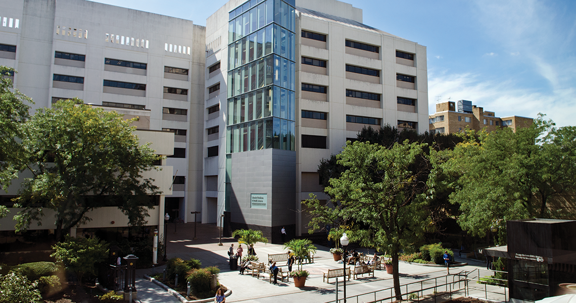 Ross Hall Courtyard and Entrance